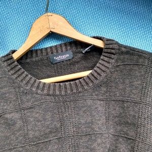 Mens Small Van Heusen Dusty Brown Sweater Pullover